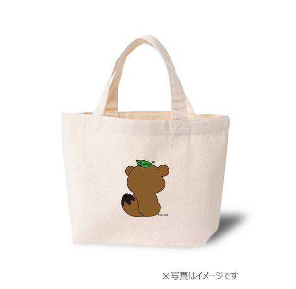 ミニトートバッグ（たぬき）